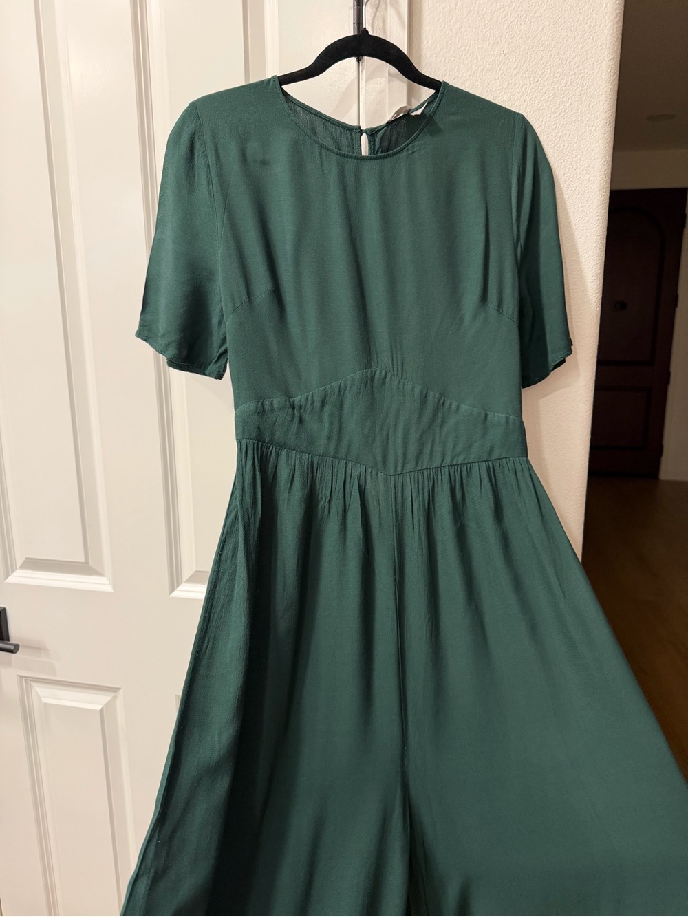 ASOS Emerald Green Crew Neck Dress